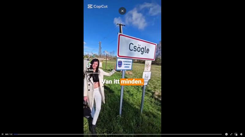 Csögle szembeszáll a megszokott előítéletekkel - Egy TikTok-videó, amely felfedi, hogy a falusi élet izgalmas és vibráló lehetőségeket rejt magában.