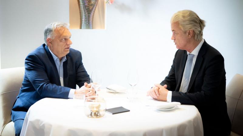Orbán Viktor Hágában folytatott megbeszélést Wildersszel.