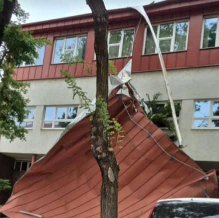 Kecskeméten több mint 80 viharral kapcsolatos bejelentés érkezett.